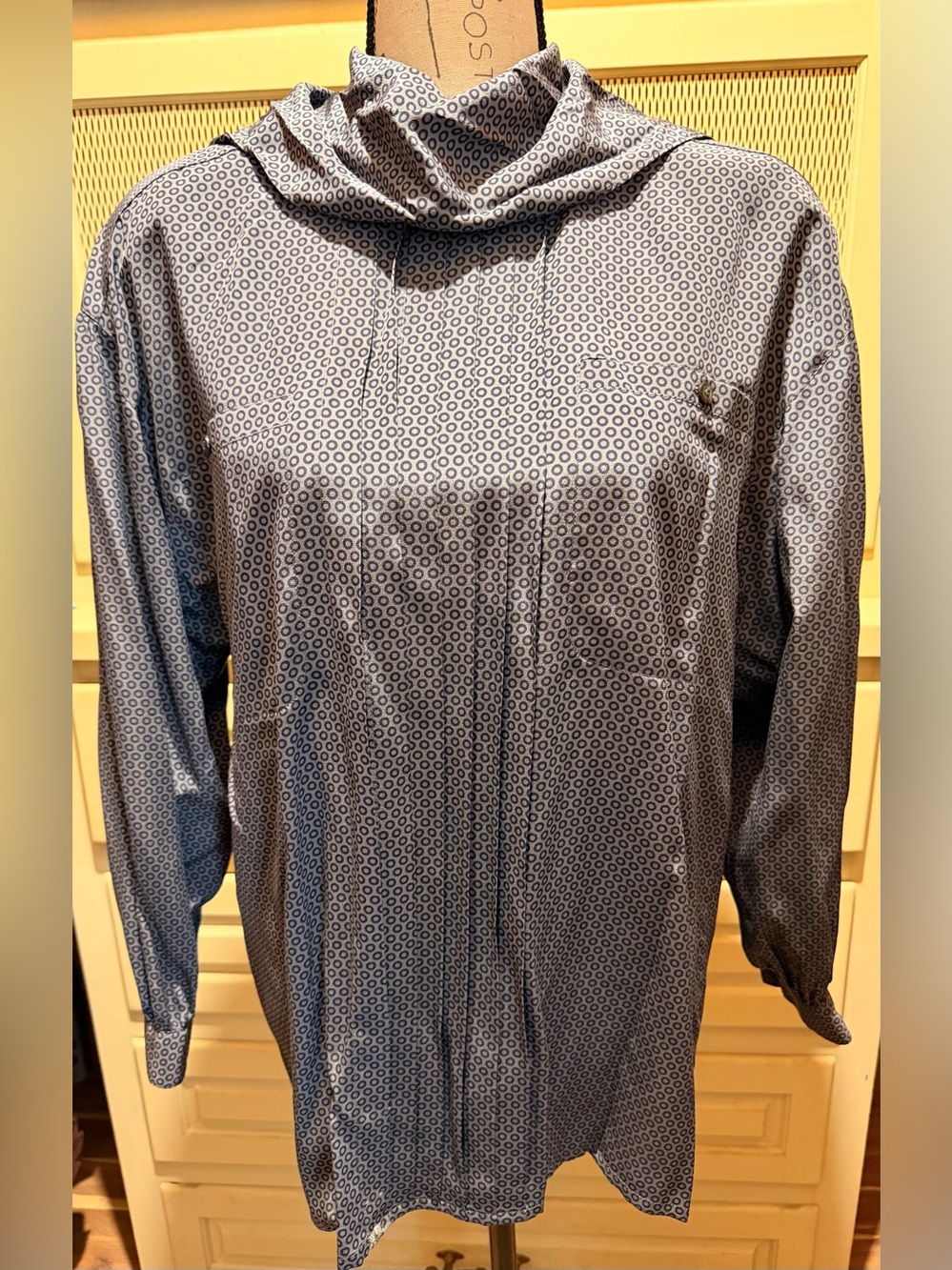 NWT VTG Escada Margaretha Ley Silk Bow Tie Neck Blouse